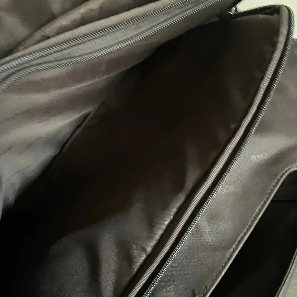 Samsonite Colombian Leather Flap Over Messenger Bag Brown Briefcase Laptop Bag